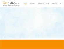Tablet Screenshot of getextra.co.uk
